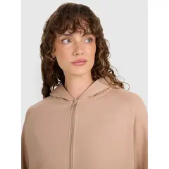 4F bluza damska rozpinana 4FWAW25TSWSF1977 beżowy