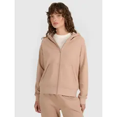 4F bluza damska rozpinana 4FWAW25TSWSF1977 beżowy