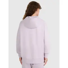 4F bluza damska z kapturem na zamek 4FWAW25TSWSF1886 fioletowy