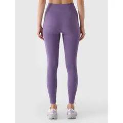 4F bezszwowe legginsy z wykończeniem szybko schnącym 4FWAW25TFTIF359 różowy