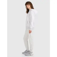 4F bluza damska z kapturem bawełniana 4FWMM00TSWSF1764 szary