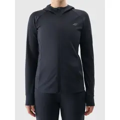 4F bluza damska treningowa rozpinana 4FWMM00TFSWF653 czarny