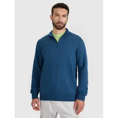 4F bluza męska bawełniana 4FWAW25TSWSM1902 zielony