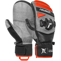 Rękawice narciarskie wyścigowe Reusch Worldcup Warrior Team Mitten czarne, Kolor: czarny, Rozmiar: 7.5, 6 zdjęcie