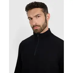 4F bluza męska bawełniana 4FWAW25TSWSM1902 czarny, Kolor: czarny, Rozmiar: M, 3 zdjęcie