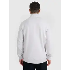 4F bluza męska bawełniana 4FWAW25TSWSM1902 szary