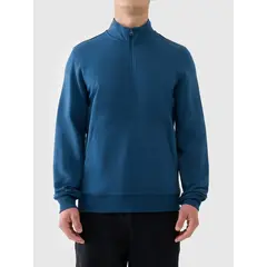 4F bluza męska bawełniana 4FWAW25TSWSM1902 zielony