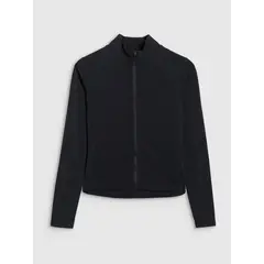 4F bluza funkcjonalna damska na zamek 4FWAW25TSWSF1873 czarny