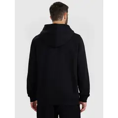 4F bluza męska z kapturem bawełniana 4FWAW25TSWSM1904 czarny