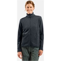 Odlo Bluza bez kaptura rozpinana Mid layer full zip GRID FLEECE czarna, Kolor: czarny, Rozmiar: M