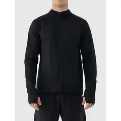 4F bluza treningowa męska do biegania 4FWAW25TFSWM575 czarny