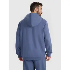 4F bluza dresowa męska z kapturem 4FWMM00TSWSM1766 niebieski
