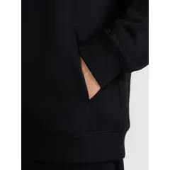 4F bluza męska z kapturem bawełniana 4FWAW25TSWSM1904 czarny