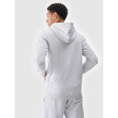 4F bluza dresowa męska rozpinana z kapturem 4FWMM00TSWSM1768 szary