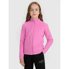 4F bluza polarowa polar dla dziewczynek 4FJWAW25TFLEF346 różowy