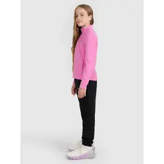 4F bluza polarowa polar dla dziewczynek 4FJWAW25TFLEF346 różowy