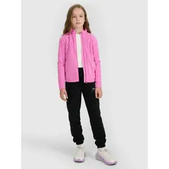 4F bluza polarowa polar dla dziewczynek 4FJWAW25TFLEF346 różowy
