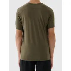 4F koszulka męska z merino 4FWAW25TFTSM1526 zielony
