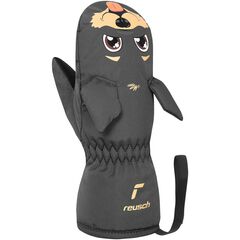 REUSCH Rękawiczki dziecięce Sweety Mitten czarne piesek, Kolor: czarny, Rozmiar: III, 5 zdjęcie