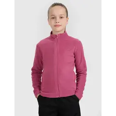 4F bluza polarowa polar dla dziewczynek 4FJWAW25TFLEF346 fioletowy