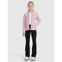 4F bluza polarowa polar dla dziewczynek 4FJWAW25TFLEF346 różowy