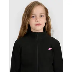 4F bluza polarowa polar dla dziewczynek 4FJWAW25TFLEF346 czarny