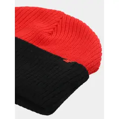 4F czapka o prążkowanym splocie 4FJWAW25ACAPM600 czerwony