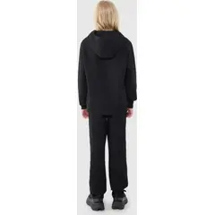 4F spodnie bawełniane dziecięce dresowe 4FJWMM00TTROM1188 czarny