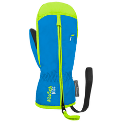 REUSCH rękawice dziecięce jednopalczaste Ben Mitten niebiesko-zielone, Kolor: niebieski, Rozmiar: II, 2 zdjęcie