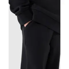 4F spodnie bawełniane dziecięce dresowe 4FJWMM00TTROM1188 czarny