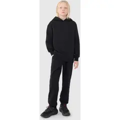 4F spodnie bawełniane dziecięce dresowe 4FJWMM00TTROM1188 czarny