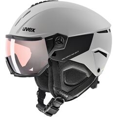 Kask narciarski UVEX Instinct Visor pro V szary, Kolor: szary, Rozmiar: 59-61