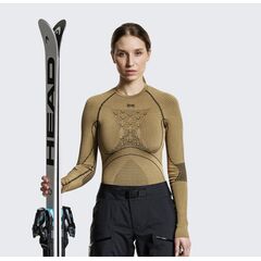 Koszulka damska X-Bionic RADIACTOR 4.0 brązowa, Kolor: brązowy, Rozmiar: L, 2 zdjęcie