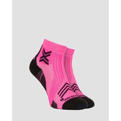Skarpety unisex X-Socks RUN EXPERT ANKLE FLUO PINK/X BLACK różowe, Kolor: różowy, Rozmiar: 39/41
