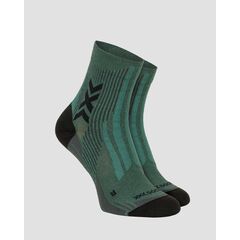 Skarpety unisex X-Socks HIKE PERFORM NATURAL ANKLE DARK SAGE/BLACK zielone, Kolor: szary, Rozmiar: 35/38