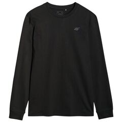 4F koszulka z długim rękawem męska longsleeve 4FWMM00TLONM432 czarna, Kolor: czarny, Rozmiar: M, 2 zdjęcie
