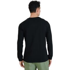 4F koszulka z długim rękawem męska longsleeve 4FWMM00TLONM432 czarna, Kolor: czarny, Rozmiar: M, 3 zdjęcie