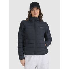 4F kurtka damska zimowa puchowaw z kapturem 4FWAW25TDJAF580 czarna, Kolor: czarny, Rozmiar: XL