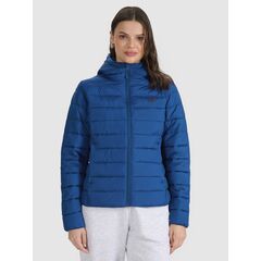 4F kurtka damska zimowa puchowaw z kapturem 4FWAW25TDJAF580 granatowa, Kolor: granatowy, Rozmiar: S