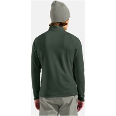 Bluza bez kaptura rozpinana Odlo Mid layer 1/2 zip ESSENTIAL LIGHT zielona, Kolor: zielony, Rozmiar: L, 3 zdjęcie