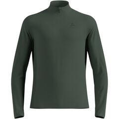 Bluza bez kaptura rozpinana Odlo Mid layer 1/2 zip ESSENTIAL LIGHT zielona, Kolor: zielony, Rozmiar: L, 4 zdjęcie