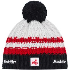 Czapka Eisbar Kova Pompon MÜ SA, Kolor: czerwony, Rozmiar: one size