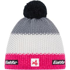 Czapka Eisbar Star Pompon MÜ SA szaro-różowa, Kolor: różowy, Rozmiar: one size