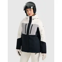 4F kurtka narciarska damska ocieplana membrana 10000 4FWAW25TTJAF0996 biała, Kolor: biały, Rozmiar: XL