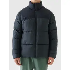 4F kurtka puchowa męska na stójce z wypełnieniem syntetycznym 4FWAW25TDJAM601, Kolor: czarny, Rozmiar: XXL, 2 zdjęcie