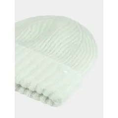 4F czapka damska zimowa beanie o prążkowanym splocie 4FWAW25ACAPF568 zielony, Kolor: zielony, Rozmiar: M, 2 zdjęcie