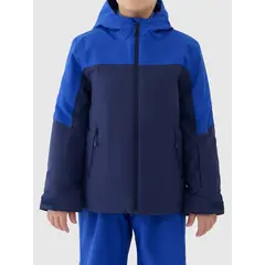 4F ocieplana kurtka narciarska chłopięca 4FJWAW25TTJAM0821 granatowa, Kolor: granatowy, Rozmiar: 164