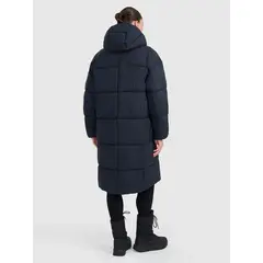 4F kurtka damska zimowa puchowa za kolana 4FWAW25TDJAF588 czarna, Kolor: czarny, Rozmiar: S, 2 zdjęcie