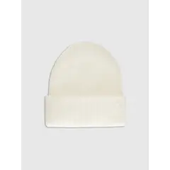 4F czapka damska zimowa beanie o prążkowanym splocie 4FWAW25ACAPF568 biała, Kolor: biały, Rozmiar: M