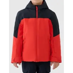 4F ocieplana kurtka narciarska chłopięca 4FJWAW25TTJAM0821, Kolor: czerwony, Rozmiar: 152